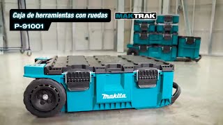 Makita Maktrak - Caja de herramientas con ruedas P-91001 anuncio