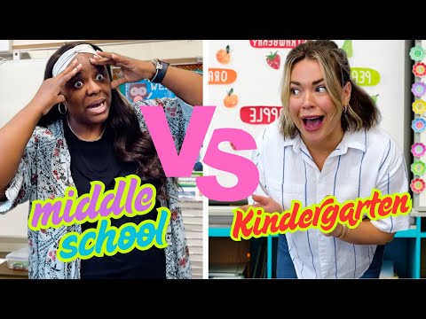 Kindergarten Teachers vs. Middle School Teachers