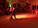  Diego Riemer  and  Maria Belen Giachello  are  dancing  to  the  tango  "  Nubes De Humo  "