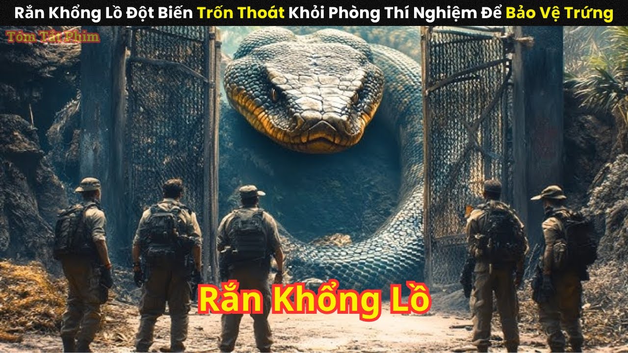 [Review Phim] Rắn Khổng Lồ Đột Biến Trốn Thoát Khỏi Phòng Thí Nghiệm Để Bảo Vệ Trứng
