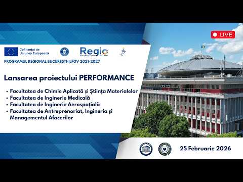 Conferința de lansare a proiectului „PERFORMANCE”