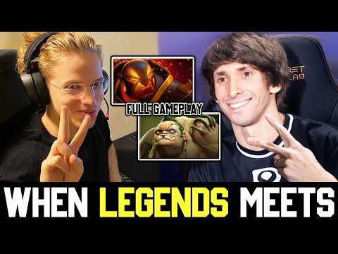 Topson Best Hero EMBER SPIRIT with Dendi Fav Hero PUDGE (Full Gameplay)
