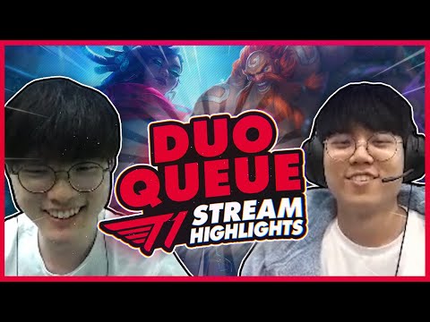 Someone Yoinked Faker's Kill? | T1 League of Legends DUO QUE Highlights