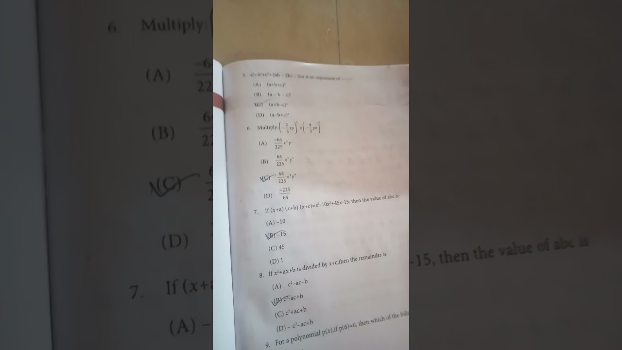 9 work sheet 6 algebra  unit 3