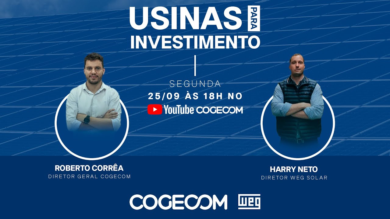 USINAS PARA INVESTIMENTO - COGECOM & WEG