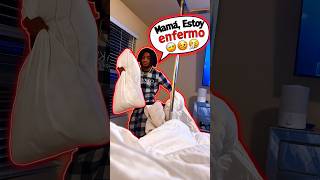 ¡SU HIJO APARECIÓ EN SU HABITACIÓN SIN AVISAR! 😂 #family #mom #funnymoments