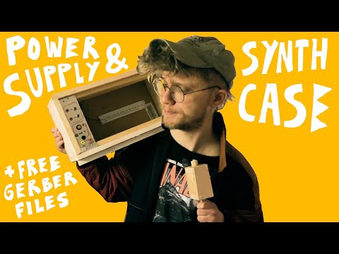 DIY 12V bipolar modular synth power supply and case 😘