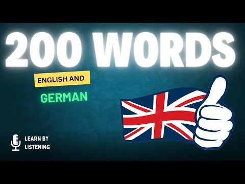 Learn this 200 words and you will speak german FINALLY