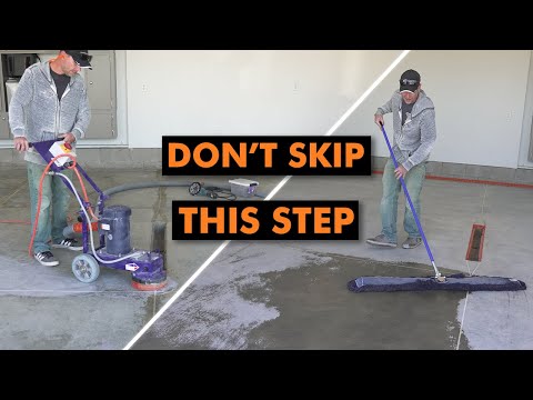 How to Prep for Floor Coatings | Grinding