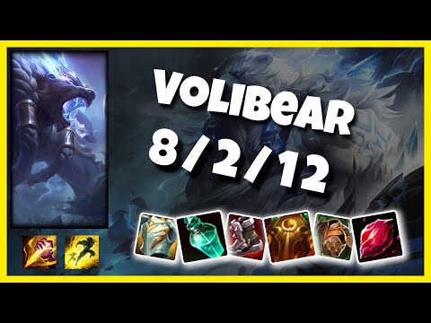 Volibear vs Kha'Zix BR Challenger JUNGLE (8/2/12) Gameplay Replay - Patch 10.23