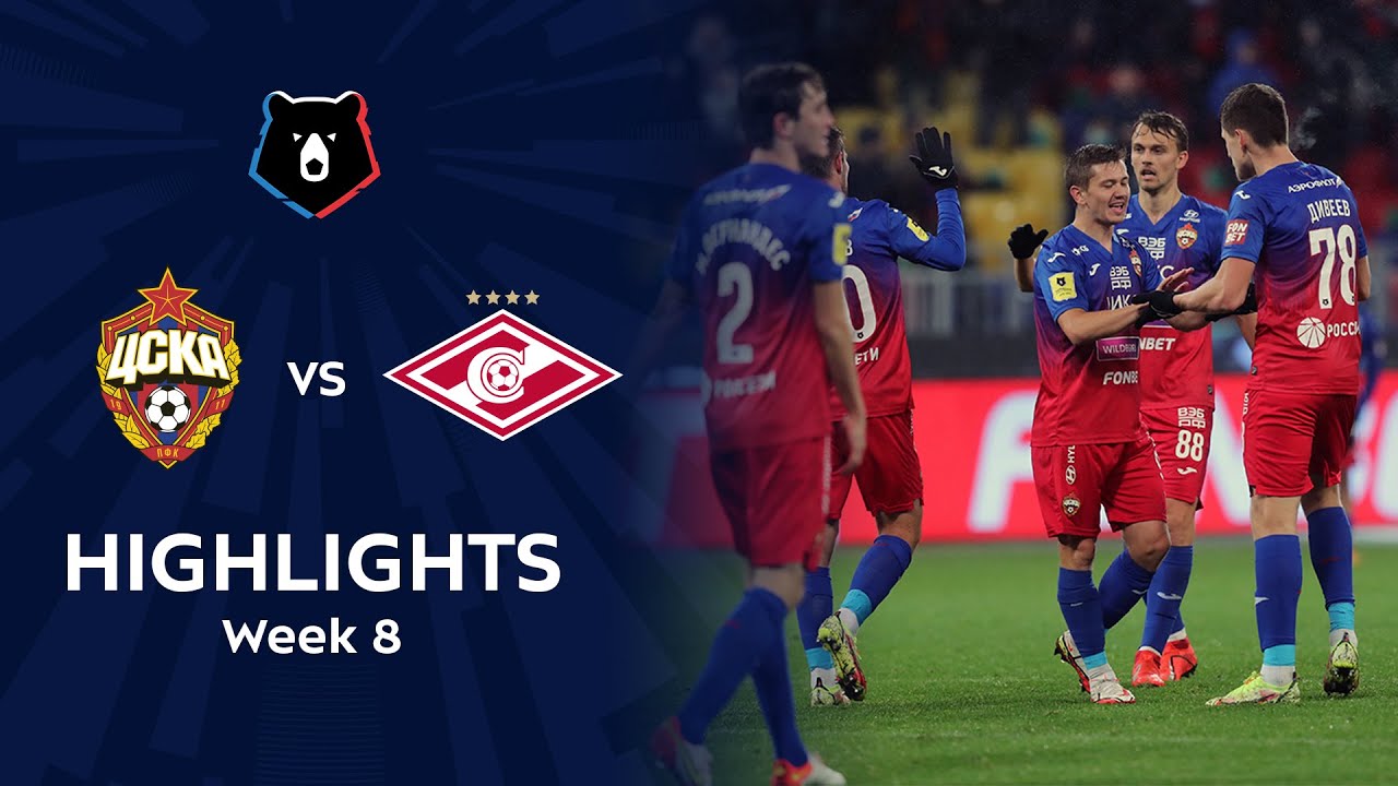 CSKA Moskva vs Spartak Moskva highlights