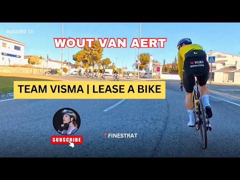 Ride with Wout van Aert and Visma-Lease a Bike 💛