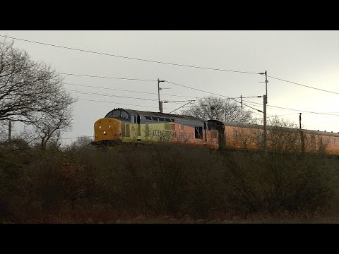 37175 3Z02 Derby RTC - Carlisle High Wapping Sidings @ Keckwick Brook 26/03/16
