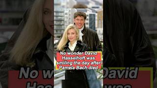 No wonder David Hasselhoff was all smiles when he was interviewed the #DavidHasselhoff #PamelaBach