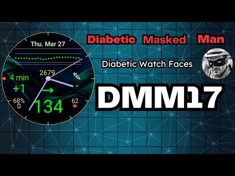 DMM17 Diabetic Watch Face XL