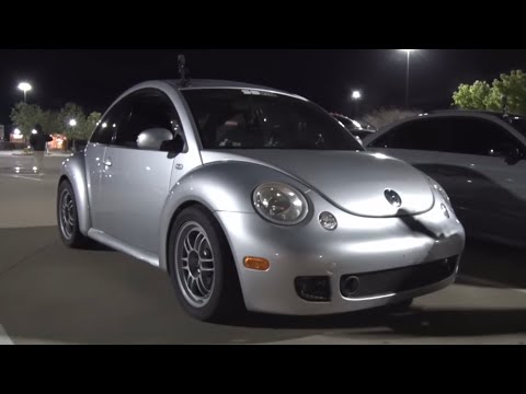 700+hp Beetle vs Procharged Mustang #1320video