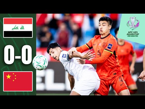 Action-packed, but no breakthrough! | Iraq - China PR | Highlights | AFC U23 Asian Cup™