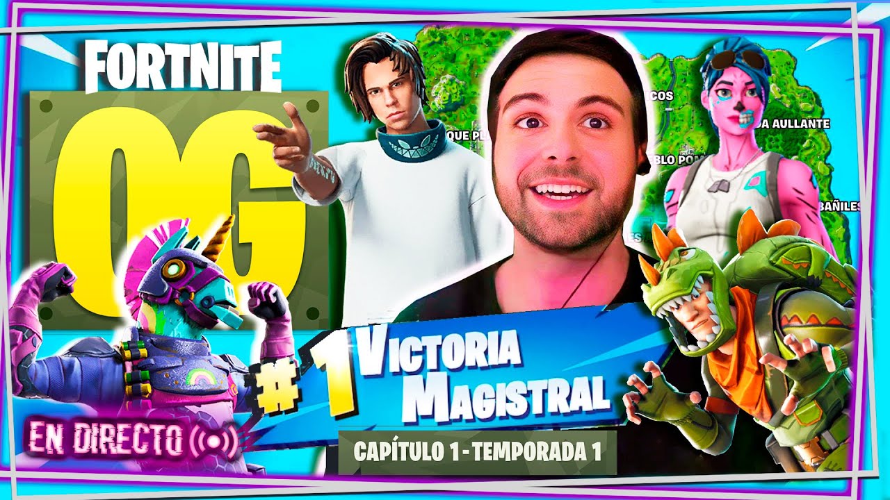 🔴Regreso a FORTNITE OG con RUBIUS, WILLY y LOLITO