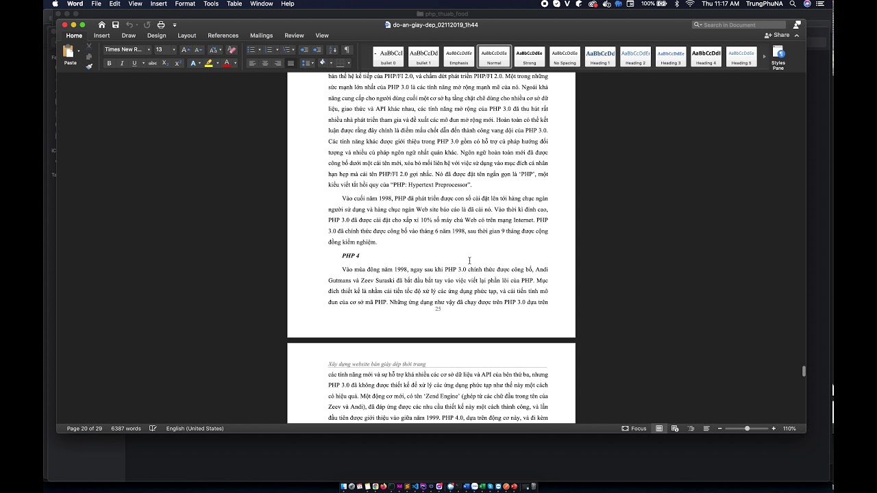 Review đồ án tốt nghiệp - Website bán giày php thuần