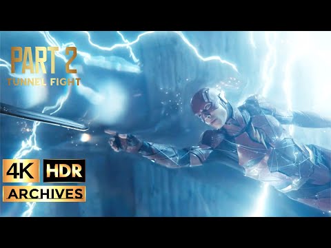 Zack Snyders Justice League [ 4K - HDR ] - Tunnel Fight ● Part 2 of 2 ●