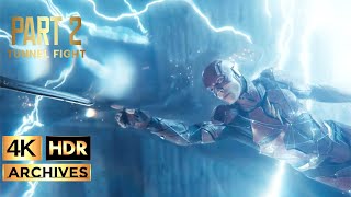Zack Snyders Justice League [ 4K - HDR ] - Tunnel Fight ● Part 2 of 2 ●