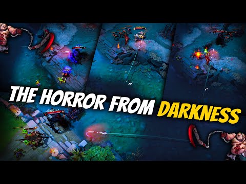 THE HORROR FROM DARKNESS!!! CRAZY GRANDMASTER TIER PUDGE MID WITH DAGON 5 BUILD | Pudge Official
