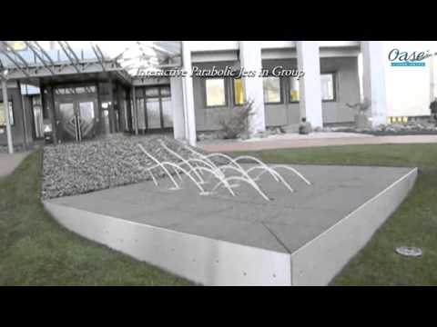 OASE | Fountain Technology - Effects - Interactive Parabolic Jets in Group
