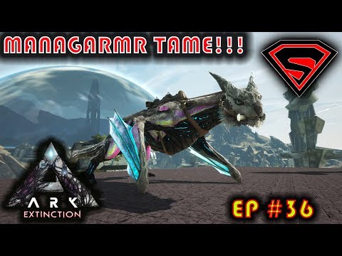 ARK EXTINCTION - NEW OWL MUTATION AND TAMING A LEVEL 150 MANAGARMR S4 EP36