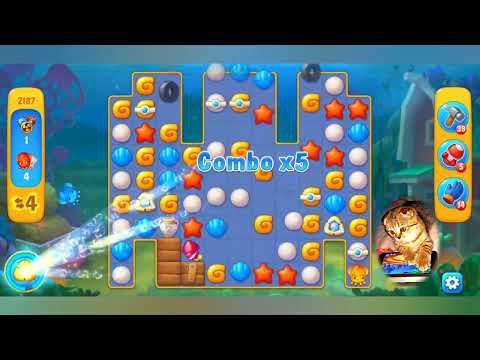 Fishdom 2022, no Boosters,   2187  level  -  прохождение без бустеров,   2187  уровень.