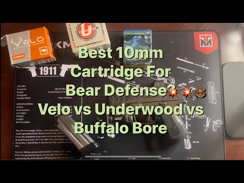 AMMO TEST:  10mm Underwood 200 gr Hornady XTP JHP