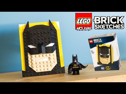 Vidéo LEGO Brick Sketches 40386 : Batman (DC)