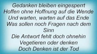 Slime - Denken Ist Der Tod Lyrics