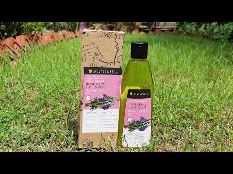 Soulflower Pure and Natural Lavender Healthy Hair Oil with Real Essential Oil Review