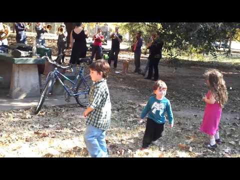 Minor Mishap Marching Band - rehearsal in Holly Shores Park