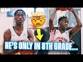 1 Ranked 8th Grader In The Country They Call AJ Dybantsa BABY GREEK FREAK Full Highlights