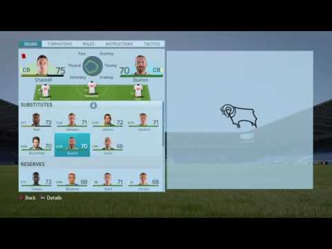 FIFA 16 DERBY COUNTY CAREER MODE