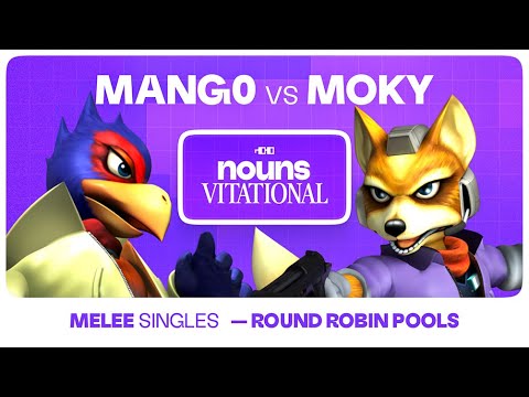 Nounsvitational 2024: Mang0 (Falco) vs moky (Fox) | SSBM Melee Round Robin Pools