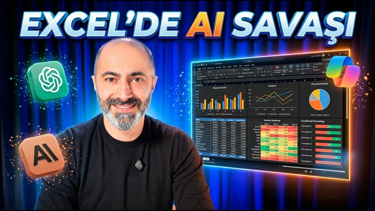 Excel'de Devlerin Savaşı: ChatGPT mi, Claude mu? (Co-Pilot Şokta!)