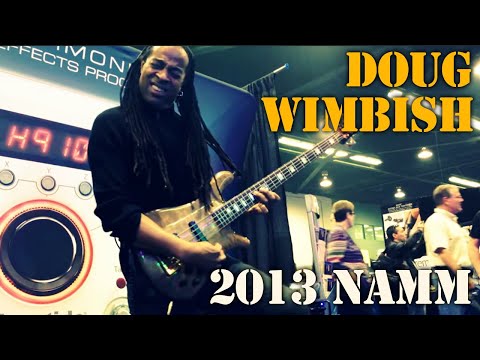 Doug Wimbish at the 2013 NAMM Show at Eventide's booth