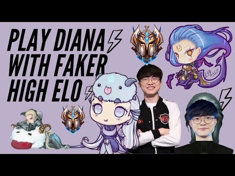 HOW TO PLAY DIANA  MID IN EARLY WITH FAKER VERSUS SYLAS!! HIGH ELO REPLAYS