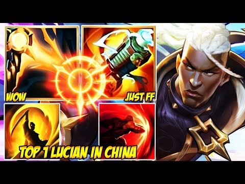 WILD RIFT CHINA TOP 1 LUCIAN  - ONE DASH. TWO SHOTS. THREE BODIES.