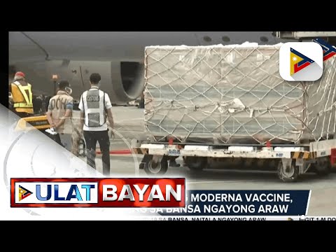 Higit 1-M doses ng Moderna vaccine, dumating sa bansa ngayong araw