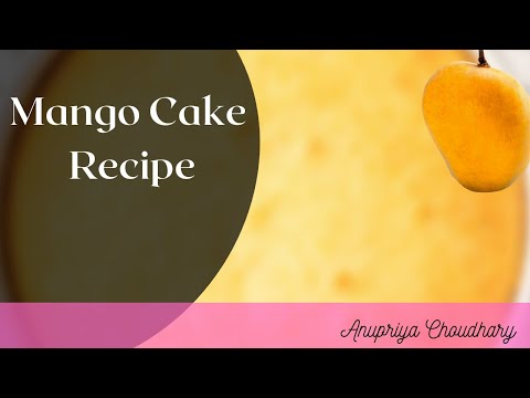 Itna aasan har koi bna lo mango cake || Mango cake recipe 🍰🍰#cake#mango