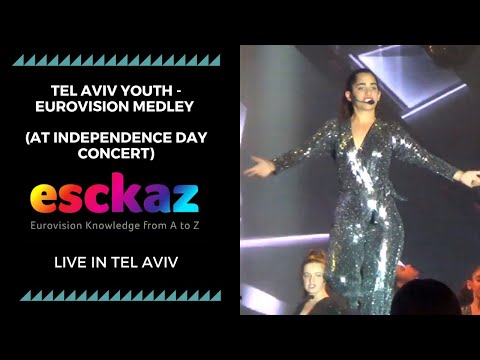 ESCKAZ in Tel Aviv: Tel Aviv Youth - Eurovision Medley (at Independence Day concert)