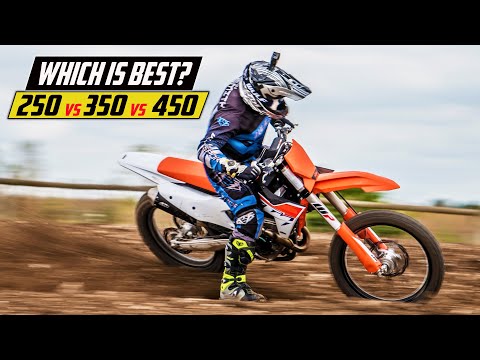 Which is Fastest? 250 vs 350 vs 450 | Motocross Shootout