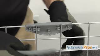 How To: Frigidaire/Electrolux Dishwasher Upper Dishrack 5304498205