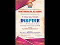 INSPIRE THE CHAMPIONS OF CHANGE 31st ANNUAL DAY TRINITY MATRIC HR SEC SCHOOL