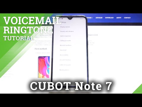 How to Change Voicemail Notification Sounds in CUBOT Note 7 – Open Voicemail Settings