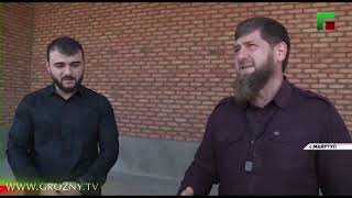 Рамзан Кадыров проинспектировал ход работ на новой улице в селе Майртуп