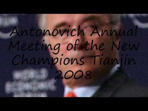 How to pronounce Antonovich  Annual Meeting of the New Champions Tianjin 2008 in English?